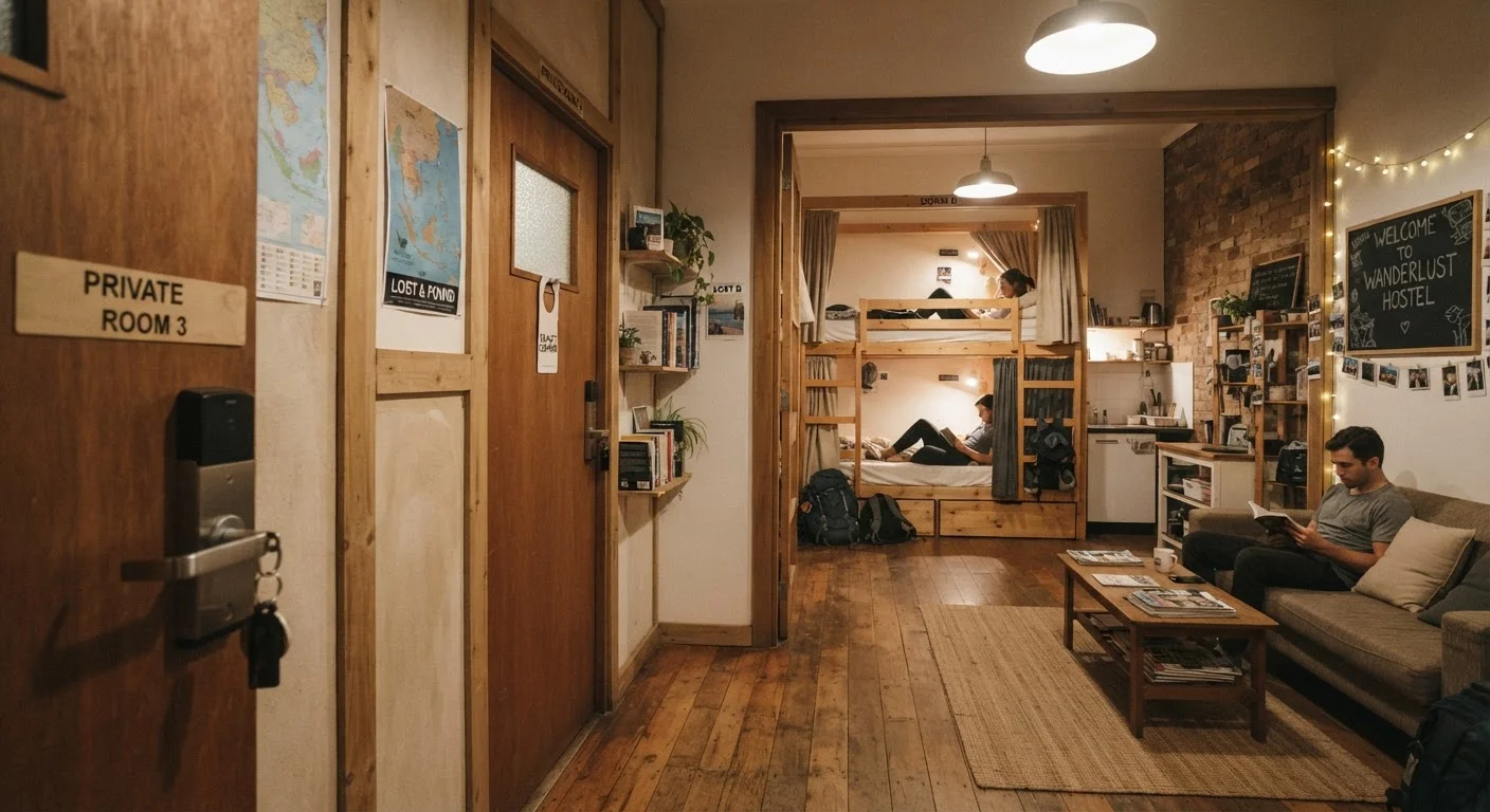 Hostels vs. Private Rooms: Weighing the Safety Trade-Offs for Solo Travelers